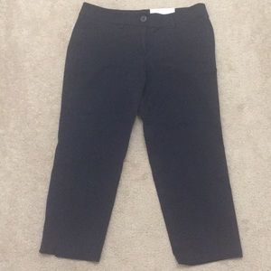 Ann Taylor Loft “original crop” navy pant 2 petite